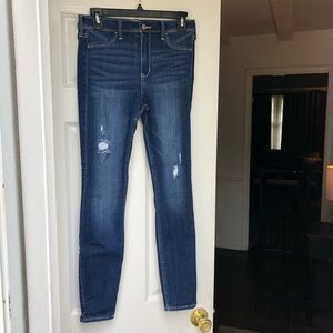 Hollister Distressed Jeggings High Rise Size 7